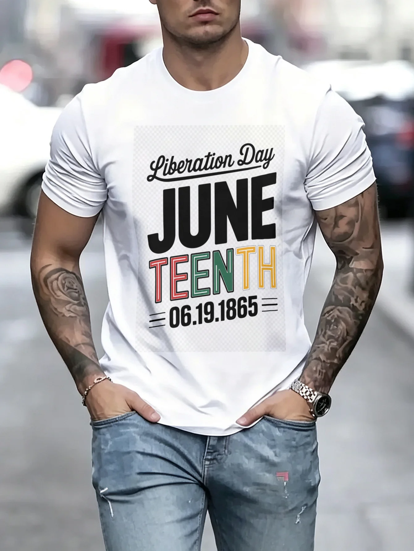 Unisex Juneteenth Liberation Day TShirt, Vintage Style Graphic Tee, Casual June 19 1865 Commemorative Top, Streetwear Freedom Celebration Shirt for All Ages