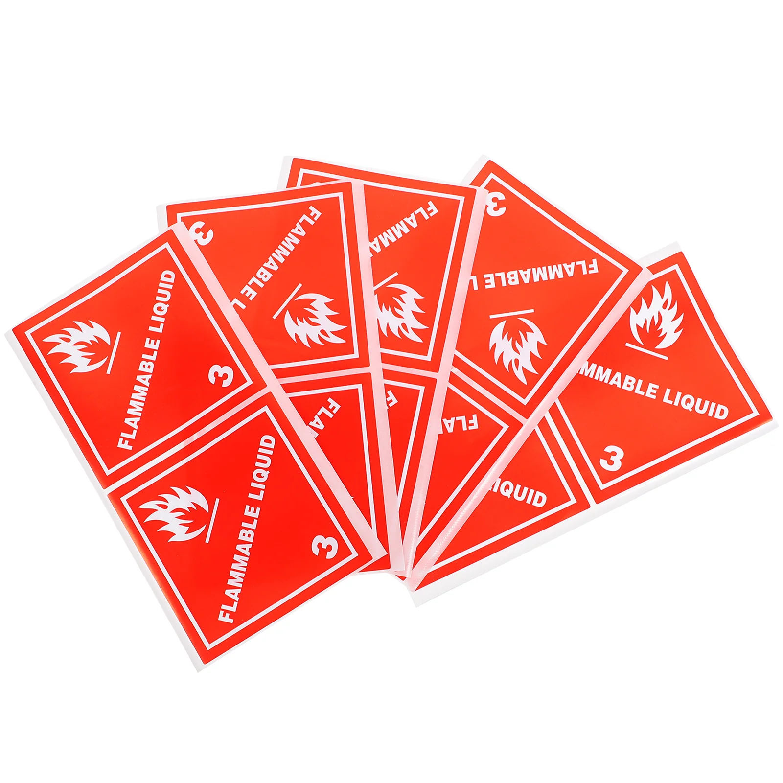 20 Pcs Label Stickers Flame Indicating Safety Signs for Printer