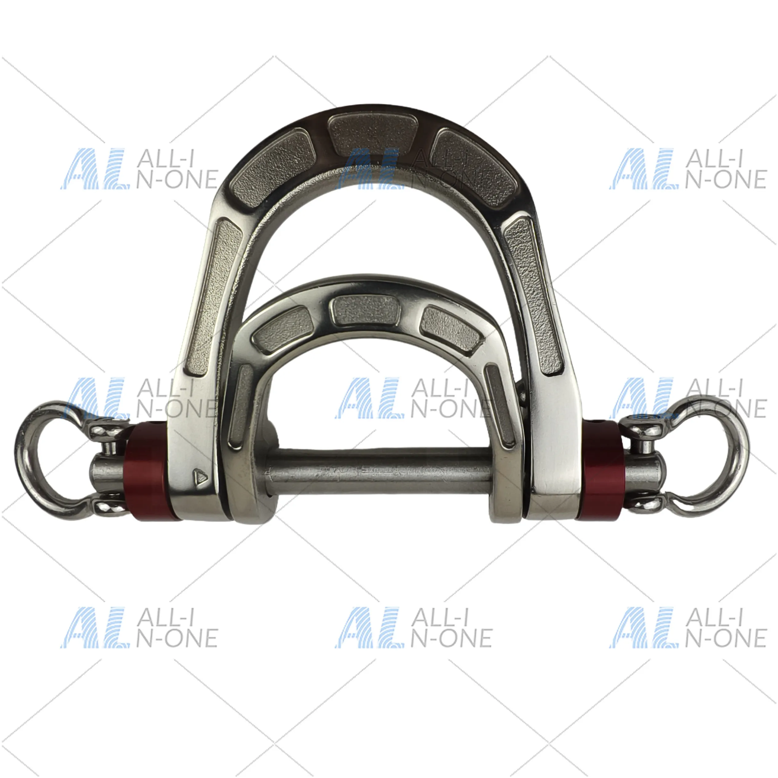 Five-point safety harness D-ring, double D-ring, load-bearing ring, non-climbing rope D-ring