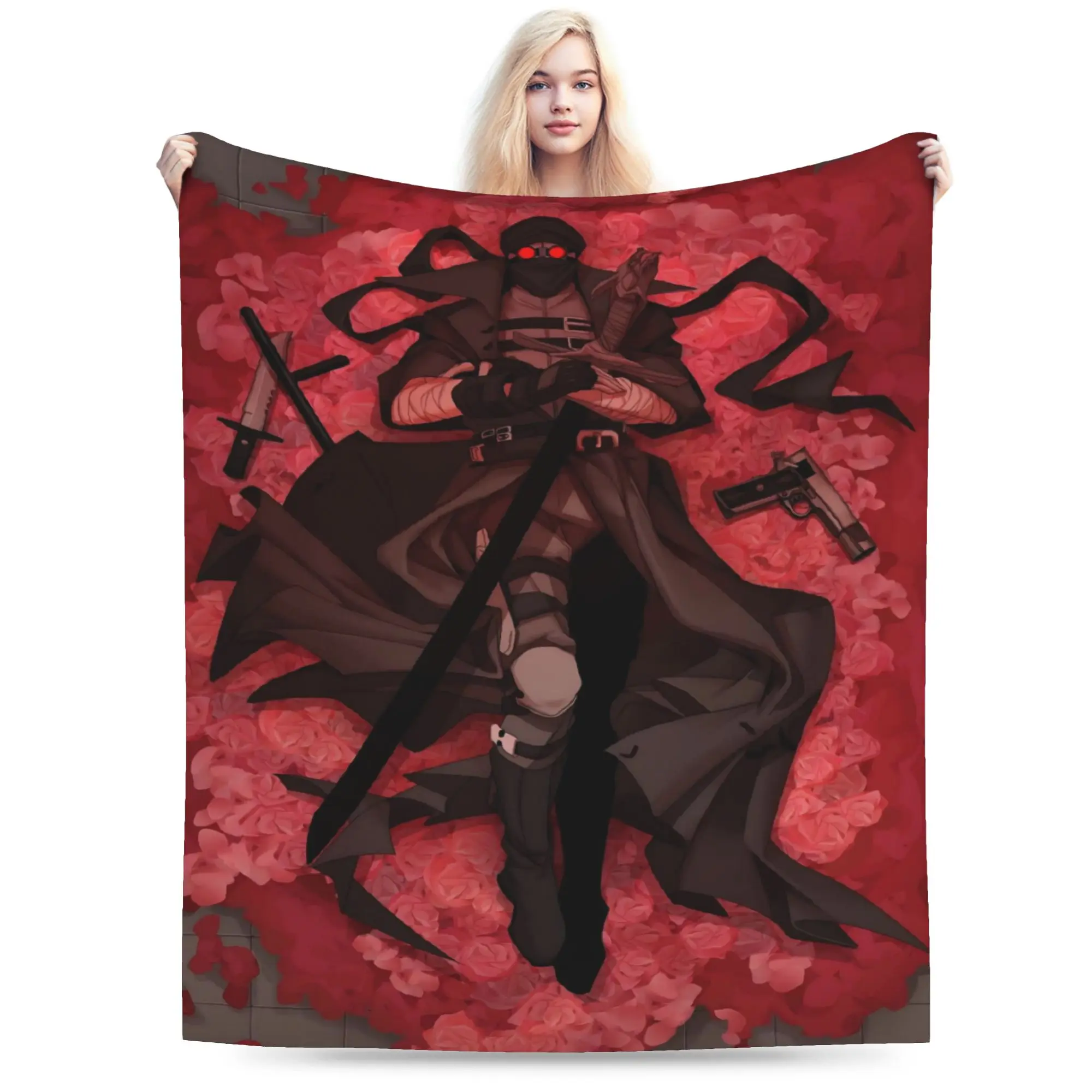 MADNESS COMBAT Hank Blanket Flannel  Relax Super Soft Throw Blanket for Bed Bedspreads