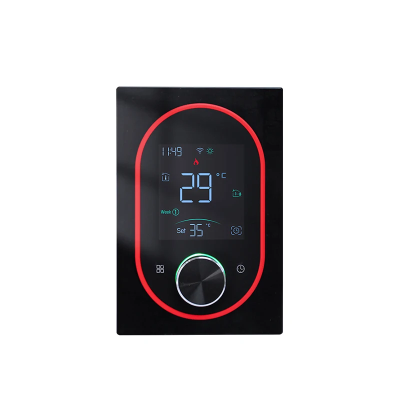 Smart Modern Room Thermostat with Flexible WiFi Knob for Baseboard Heaters