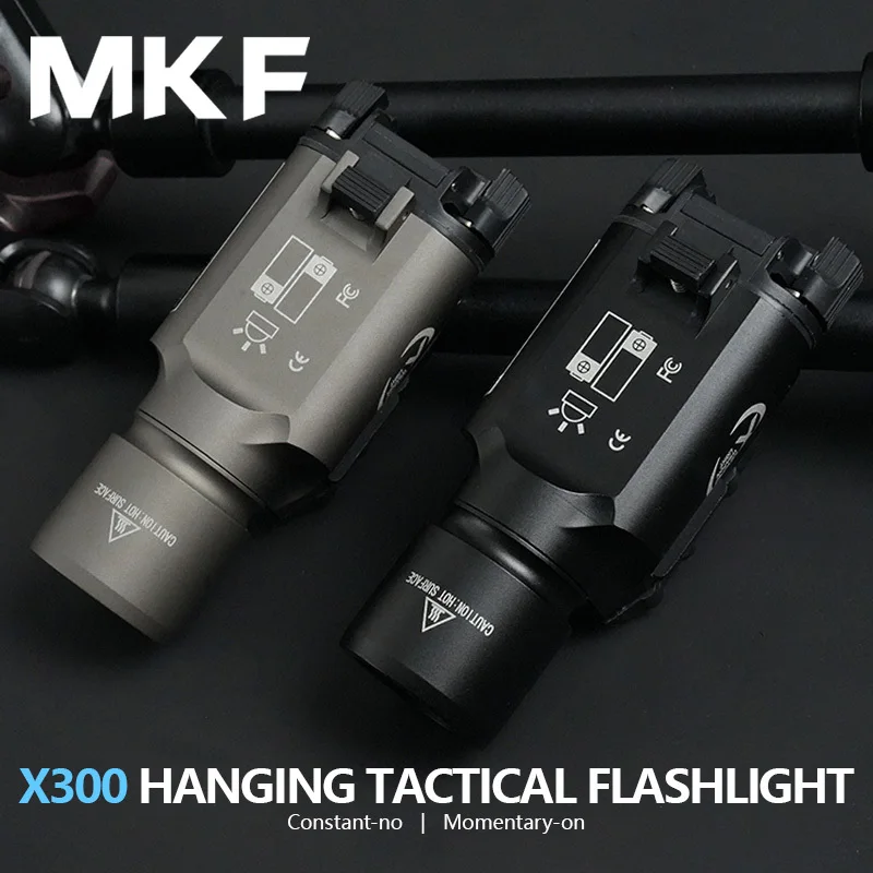 

Тактический фонарь X300 X300U LED для ружья, страйкбола, охоты, освещение для оружия, переключатель двойного действия (моментальный + постоянный)