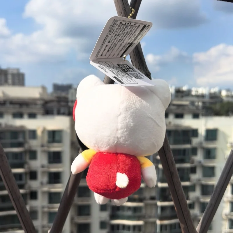 Sanrio Hello kitty Schlüssel bund Plüsch Spielzeug Puppe Schlüssel ring Rucksack Anhänger bequeme und weiche Mädchen Tasche Cartoon Plüsch Schlüssel anhänger