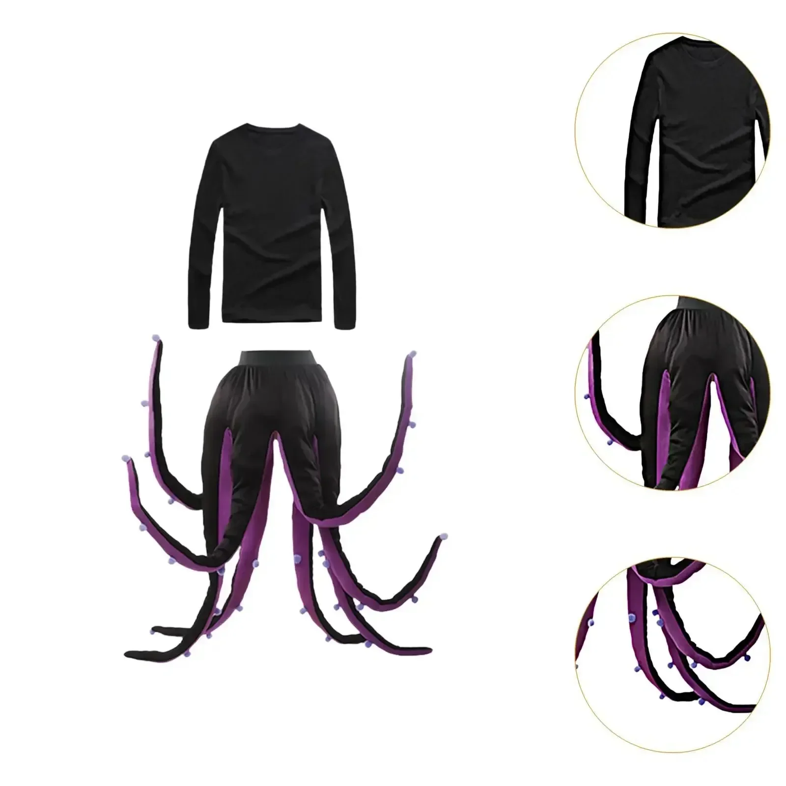 Ursula Cosplay Fantasia Gonna Abbigliamento adulto Polpo Sirena Costume Vestiti Creatura marina creativa Costume per le donne Halloween