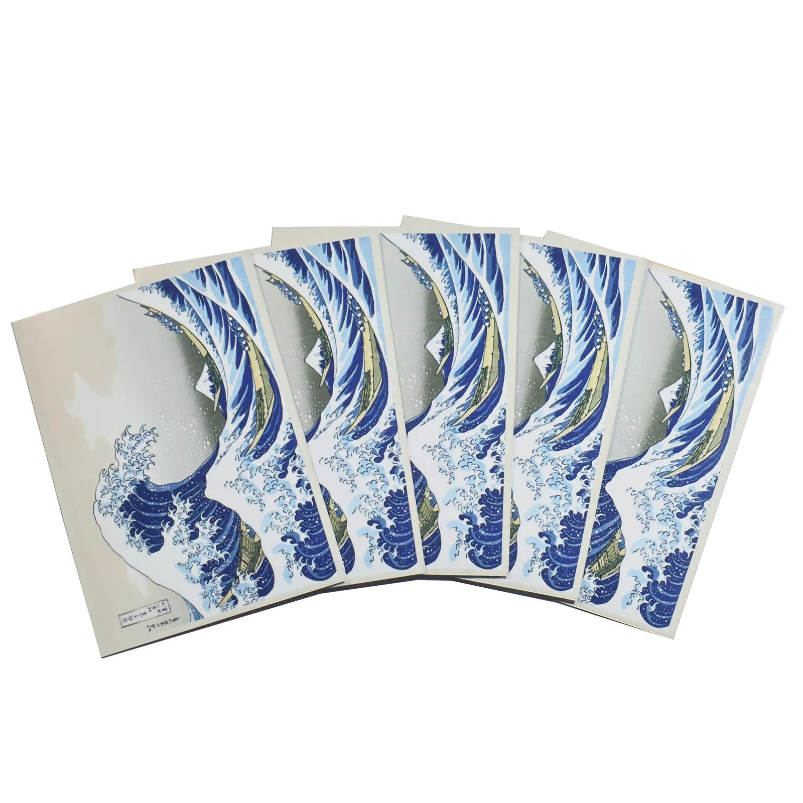 Yu-Gi-Oh Card Sleeves  Artwork The Great Wave off Kanagawa Covers Color Protector Card Shield Japanese Small Sized Gaming Cards