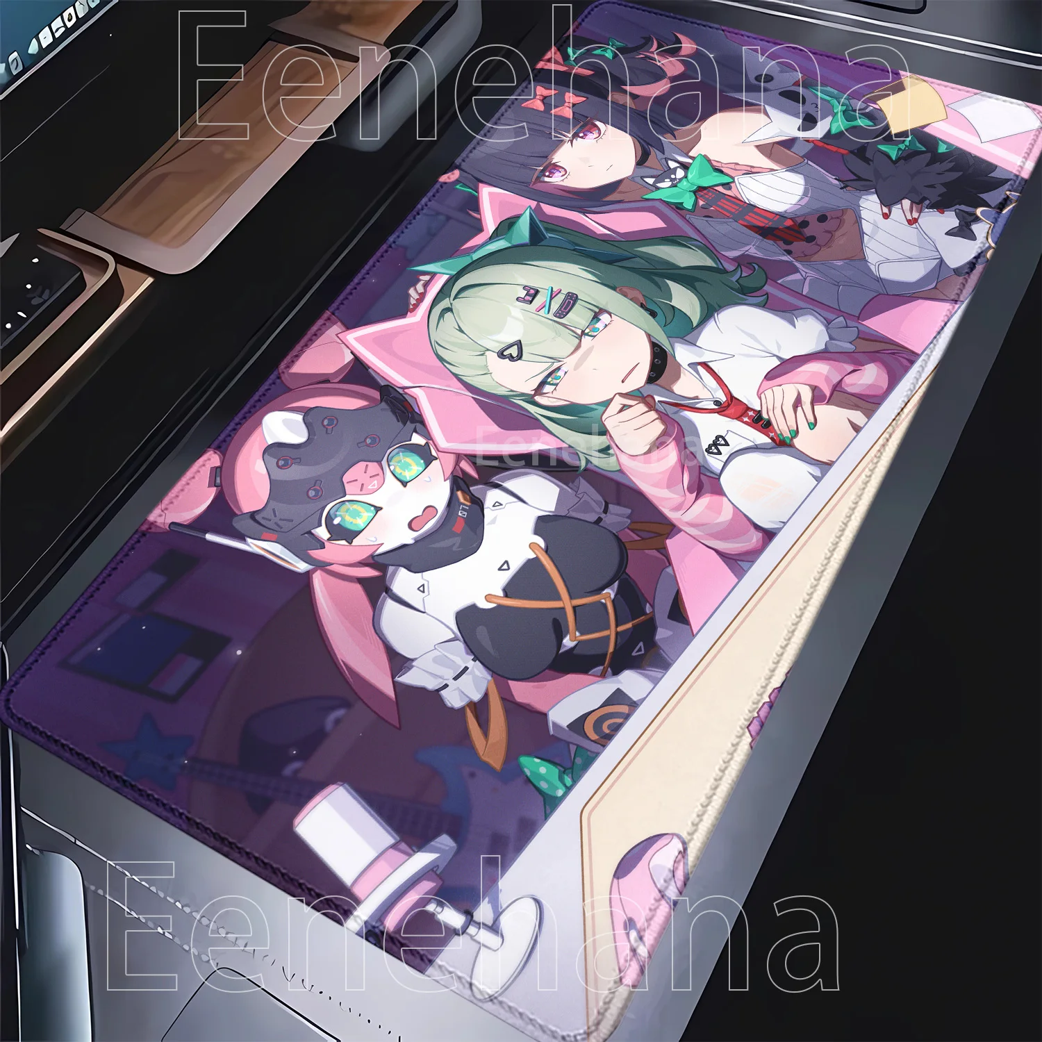 ZZZ Mouse Pad Angels of Delusion AOD Carpet Sunna Aria Nangong Yu‌ Gaming PC Zenless Zone Zero Anime Girl Non-slip XXL Desk Mat