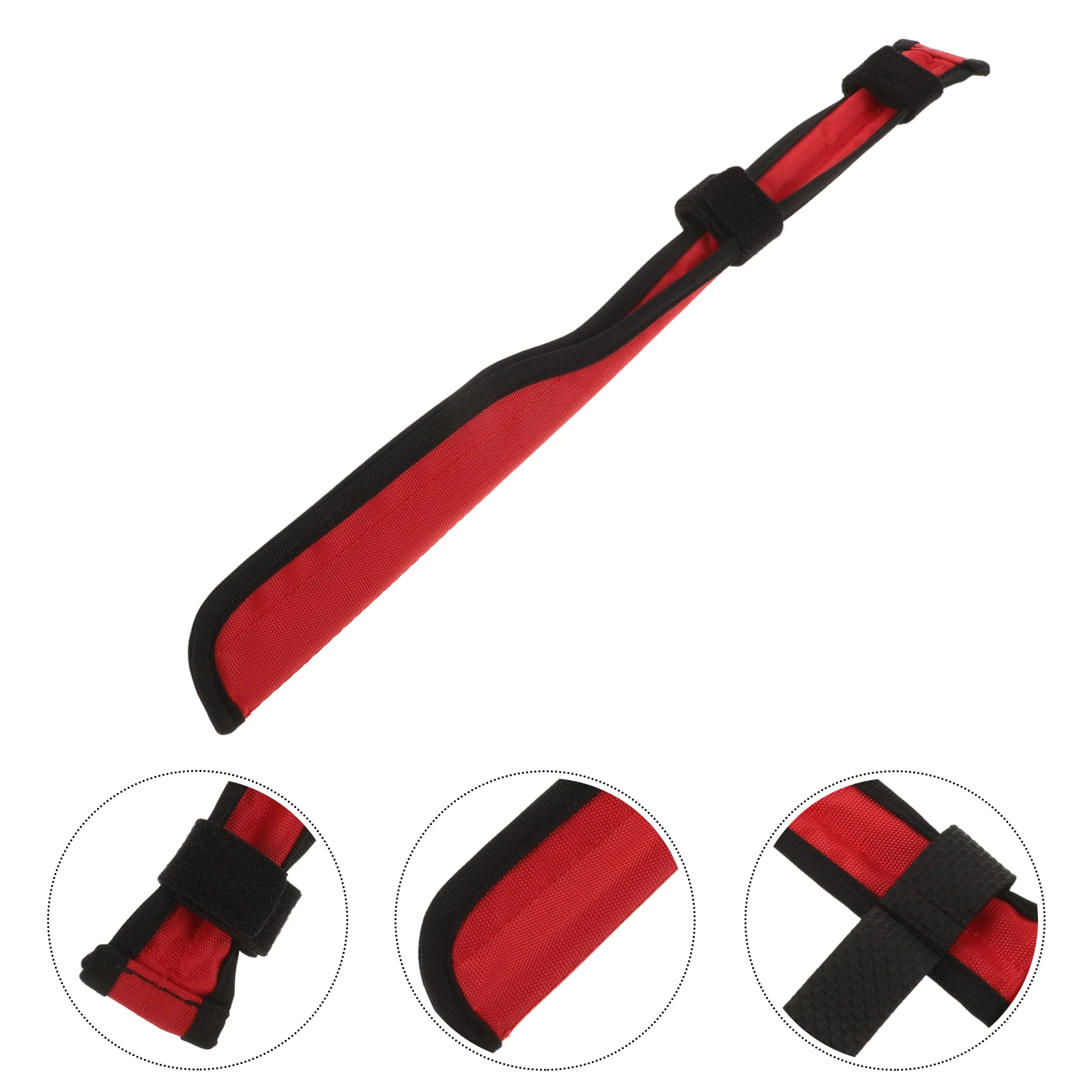 قصبة صيد خشبية تلميح كم قابل للتعديل المضادة للكسر قضيب تلميح حامي قابل للتعديل الصيد رود التعادل حامل غطاء الأكمام