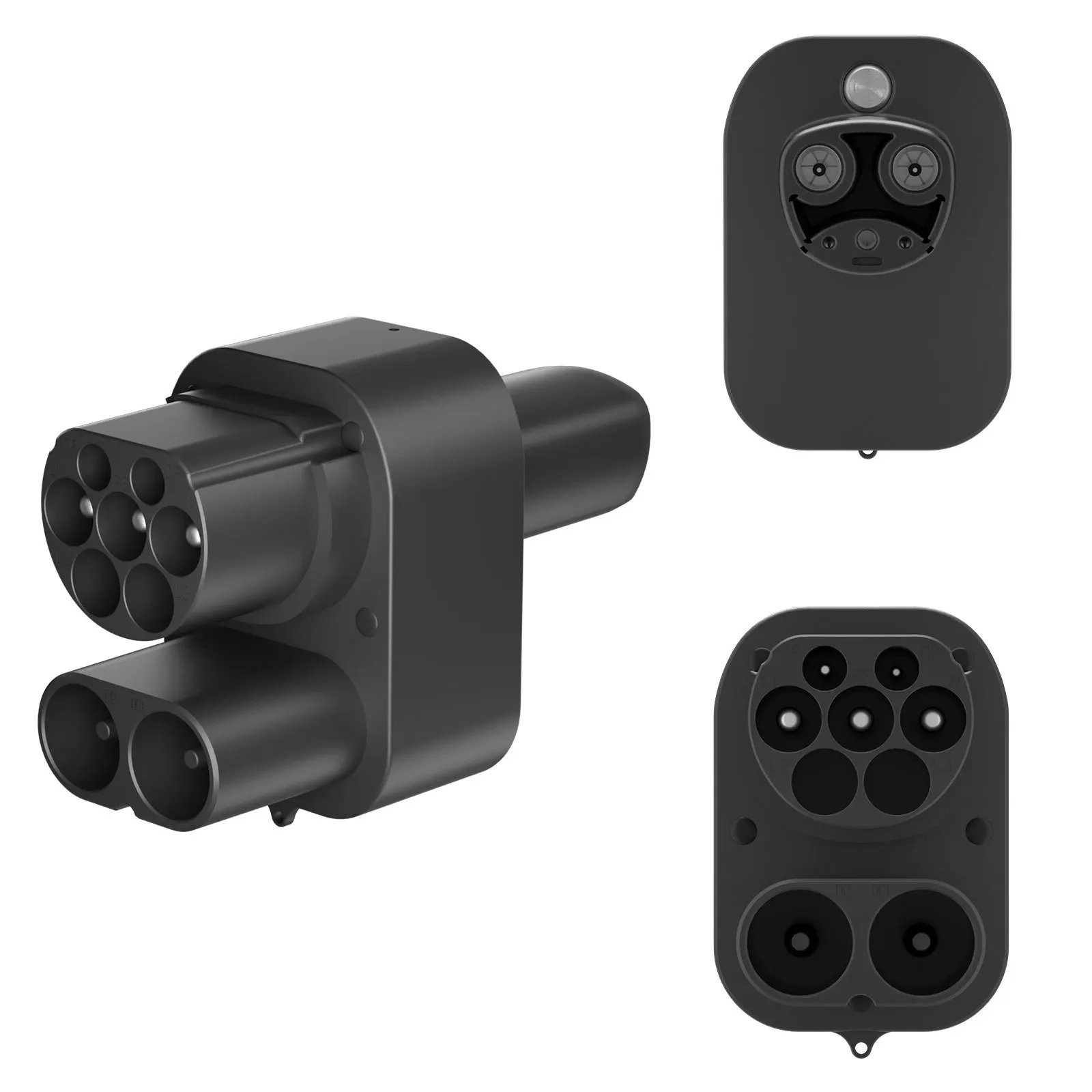 CCS2 Carregador Conector para Tesla Veículo Elétrico, Carro EV Adaptador, CCS2, AC, DC, EVSE, Modelo 3, X, Y