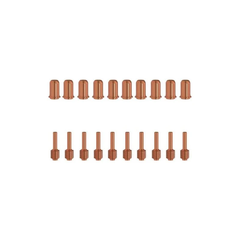 

10sets 30A 220480 Nozzle Tips & 220478 Electrode Fit For PMX30 Plasma Cutting Torch Consumables