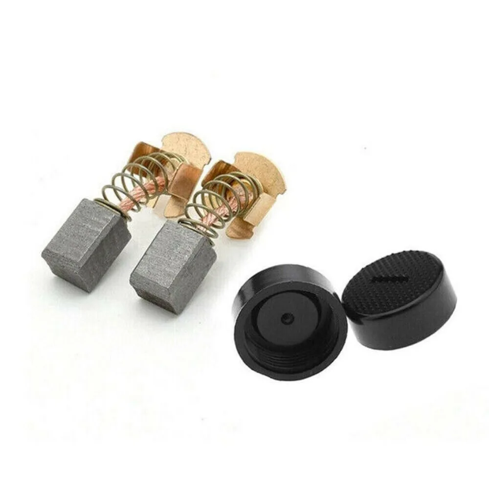 For Makita BGA450 BGA452 DGA452 5pcs/Set Durable Carbon Brush Holder Kit Metal Plastic Brush Holder + Caps Tool Accessories