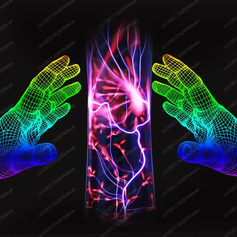 

Voice-activated small waist holiday gift glow column outlet electronic magic lamp ion induction column lightning ball 10V