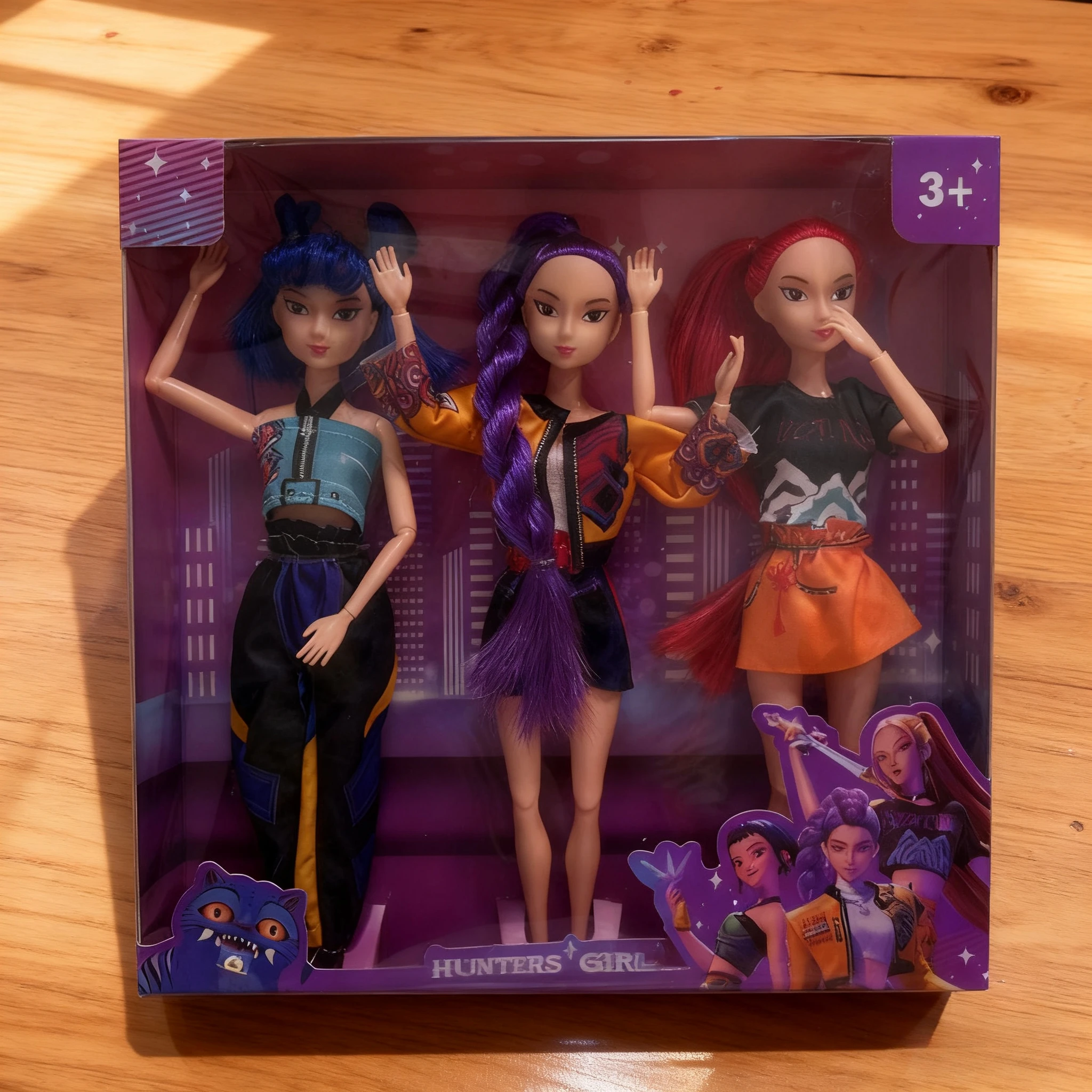 

Kpop Demon Hunters Desk Ornament Gift - 2025 New Lumi Mira Zoey Vinyl Action Figure for girls