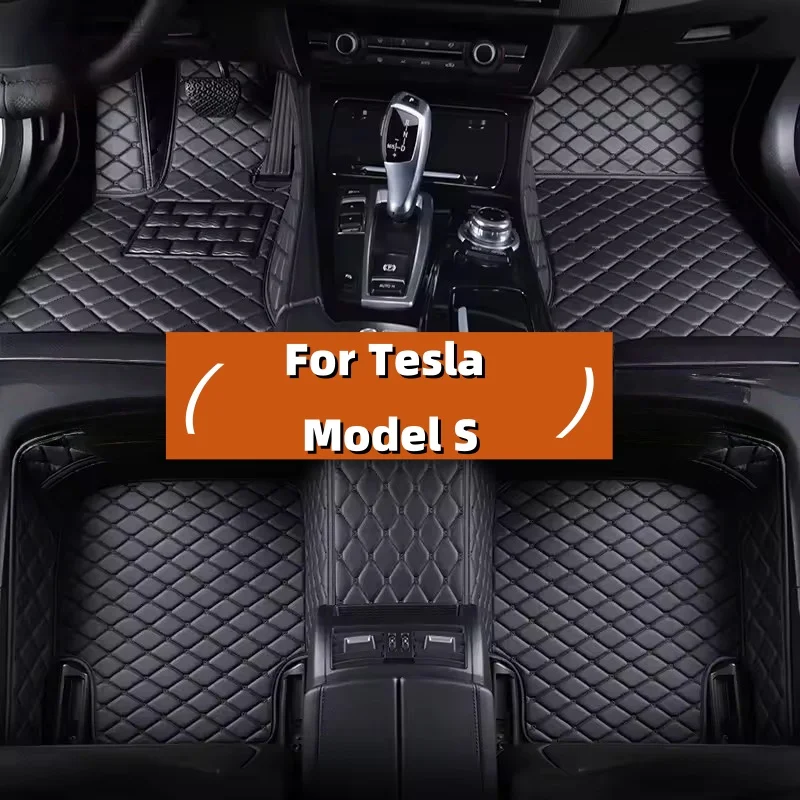 

Custom Car Floor Mats For Tesla Model S 2012 2013 2014 2015 2016 2017 2018 2019 2020-2023 Auto Carpets Foot Coche Accessories