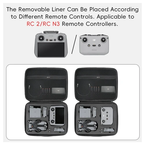 Imagen 2 del producto Bolsa de almacenamiento para Mini 5 PRO, bolso de hombro, Estuche de transporte de viaje, caja portátil para Mini 5 Pro RC 2/RC-N3, accesorios para controlador de Dron