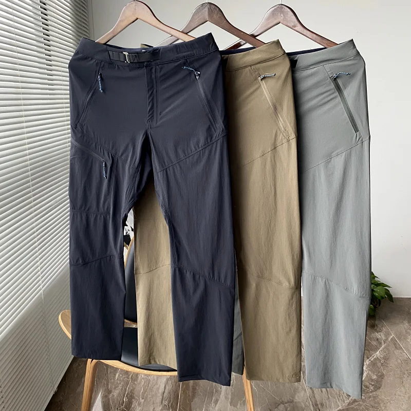 

Профессиональные уличные высокоэластичные прямые повседневные брюки мужские цвета Qui Dry весна-лето Новое поступление модные