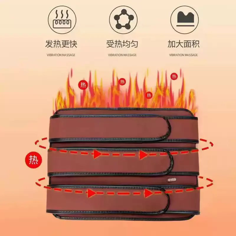 Heating Belly Bag Belt Abdominal Vibration Hot Compress Massager Beauty Salon Massage Equipment