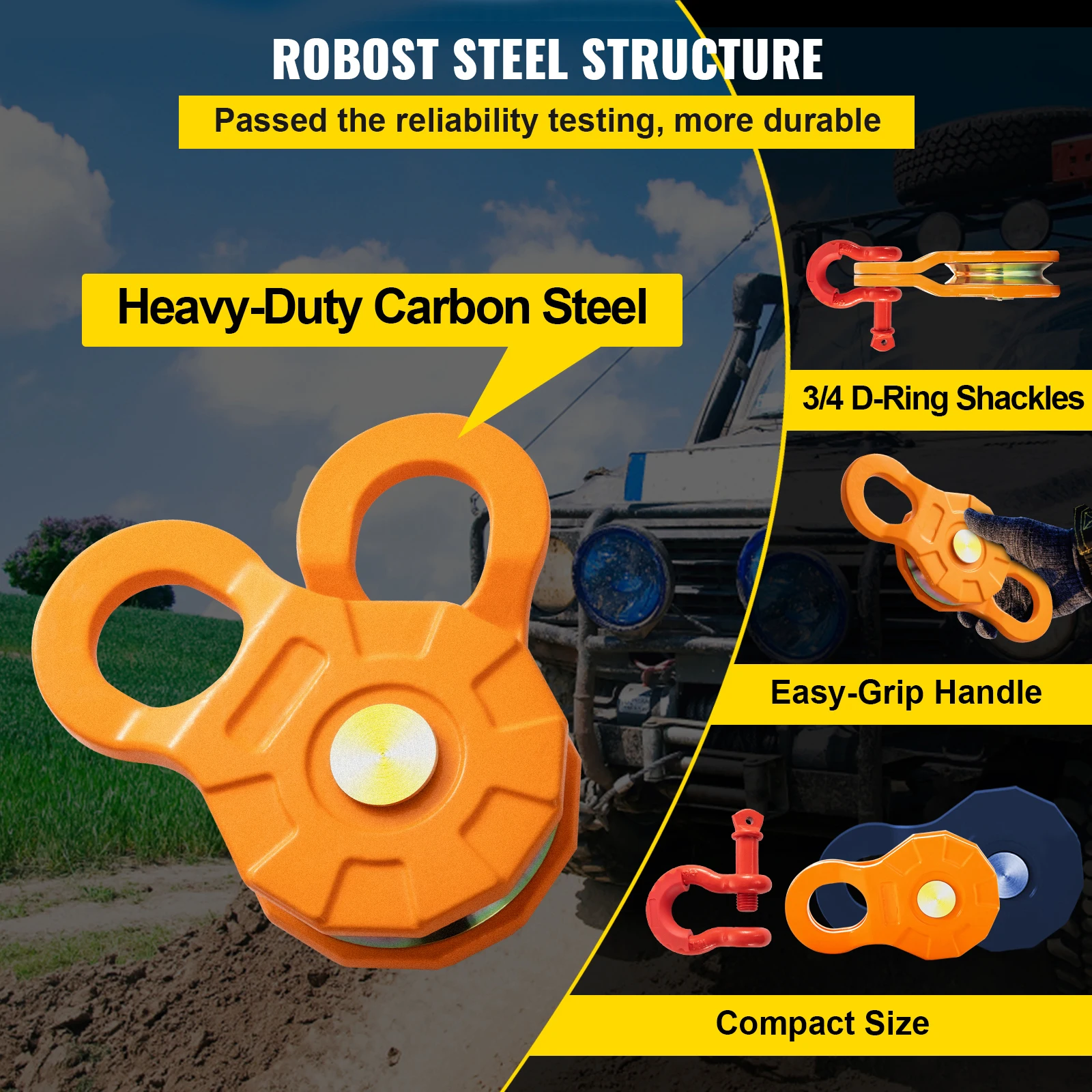 SucceBuy 2pcs 11T Snatch Block Adapt 0.55\