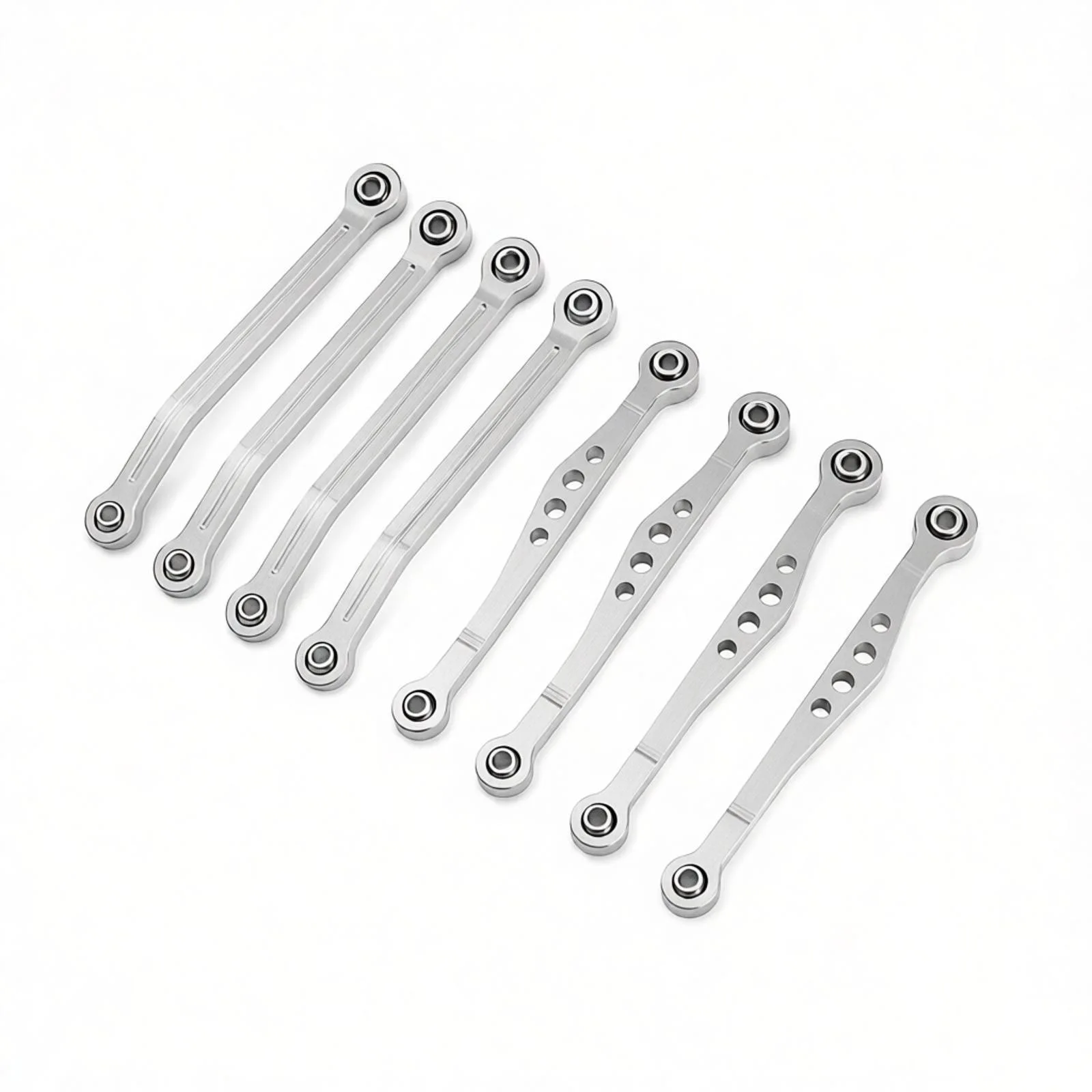 Metal Upgrade Front & Rear Fixed Linkage Rod for WPL C64 1/16 Toyota Hilux RC Car