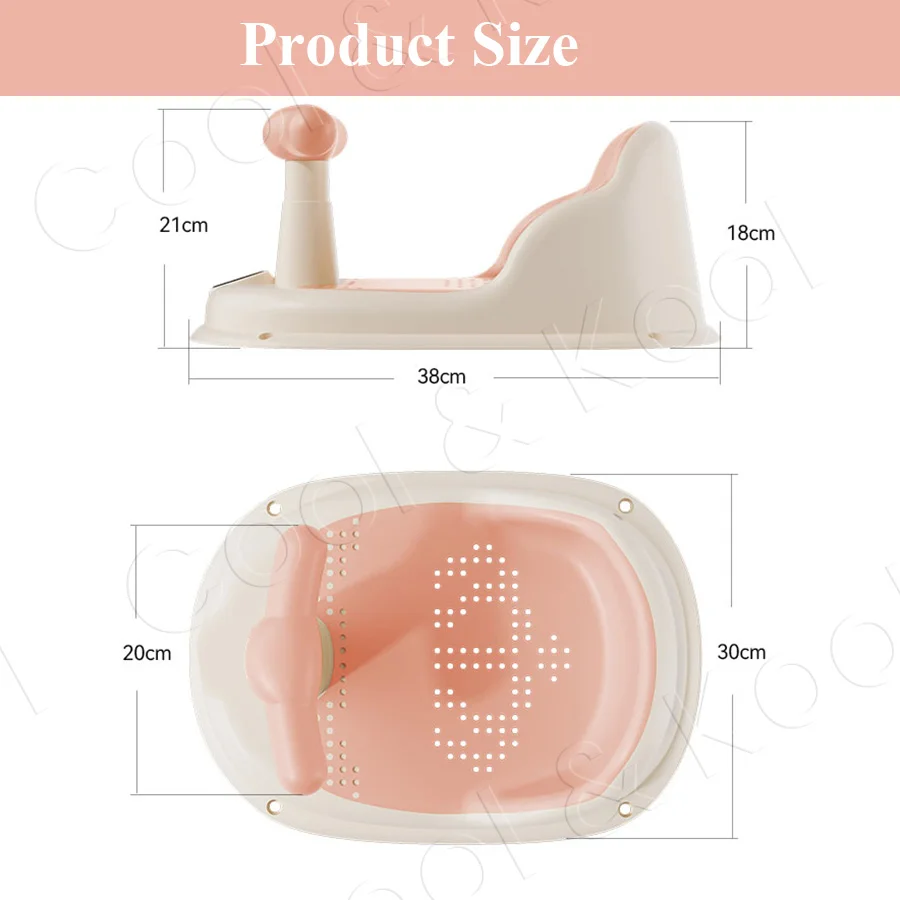 Anti-Slip Baby Bathtub Seat Pad, Newborn Bath Support Cushion for Safe Washing
