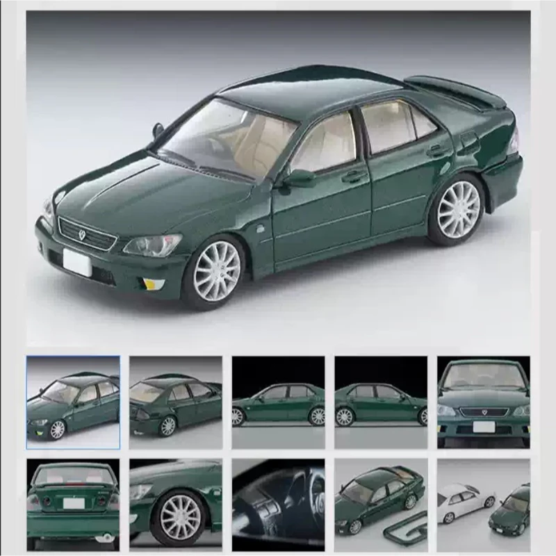 حقيقي في المخزون TAKARA TOMY TOMYTEC TLV 1/64 N227 TOYOTA ALTEZZA RS200 سبيكة موتور مركبة دييكاست نماذج مجموعة ألعاب السيارات