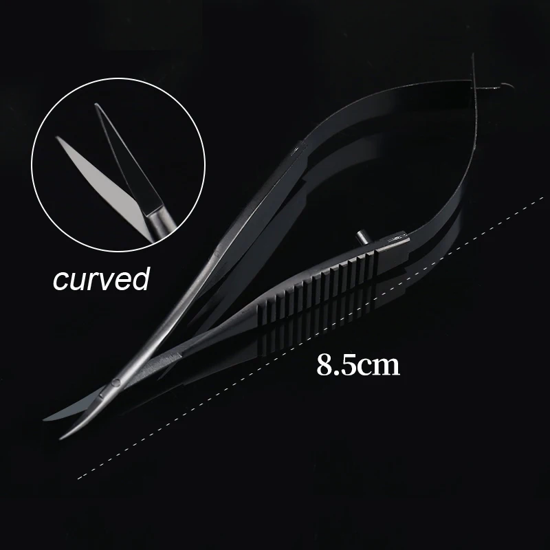 1pcs Venus Scissors 8.5 Ophthalmological Scissors Animal Solid  Thread Removal  Microscopic Scissors