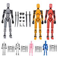 Multi-Jointed Movable Shapeshift Robot Action Figure 3D Printed with Full Articulation for Stop Motion Animation 13 Action Figur