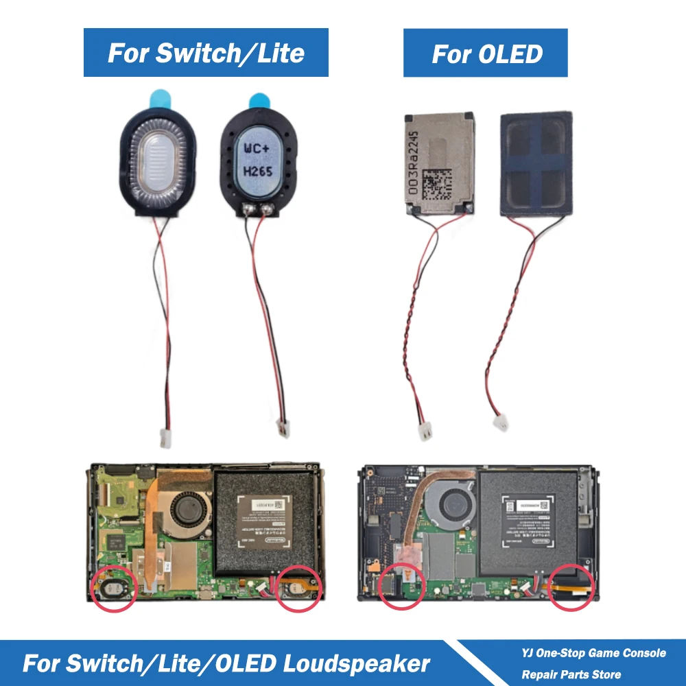 

2/4/10pcs Replacement Internal Loudspeaker Speaker Module w Flex for Nintend Switch NS Lite NS OLED Built-in Speaker Loudspeaker