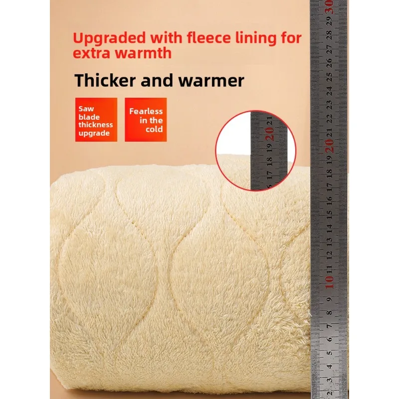 الشتاء الدافئ صوف مبطن السراويل كبار السن الرجال الحرارية سميكة السراويل الجد في الهواء الطلق الطقس البارد الملابس كبار الأب القطن