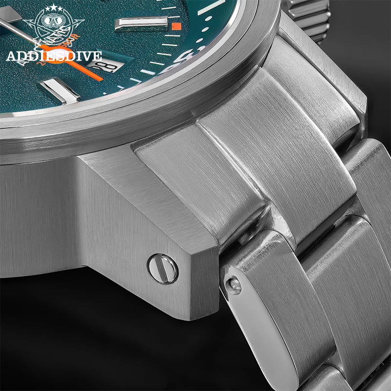 

ADDIESDIVE Японские автоматические часы для дайвинга 8215, мужские, с сапфировым стеклом, из нержавеющей стали, светящиеся, механические, водонепроницаемые