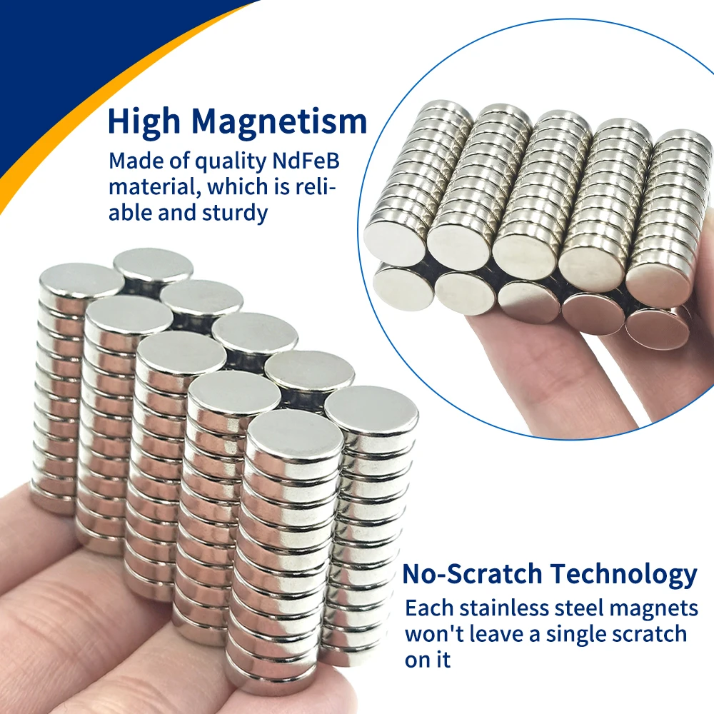 10 20 50 Pcs 10x3 Magnet 10mm X 3mm Round Super Powerful Strong Permanent Magnetic Disc for Fridge DIY Building Projects
