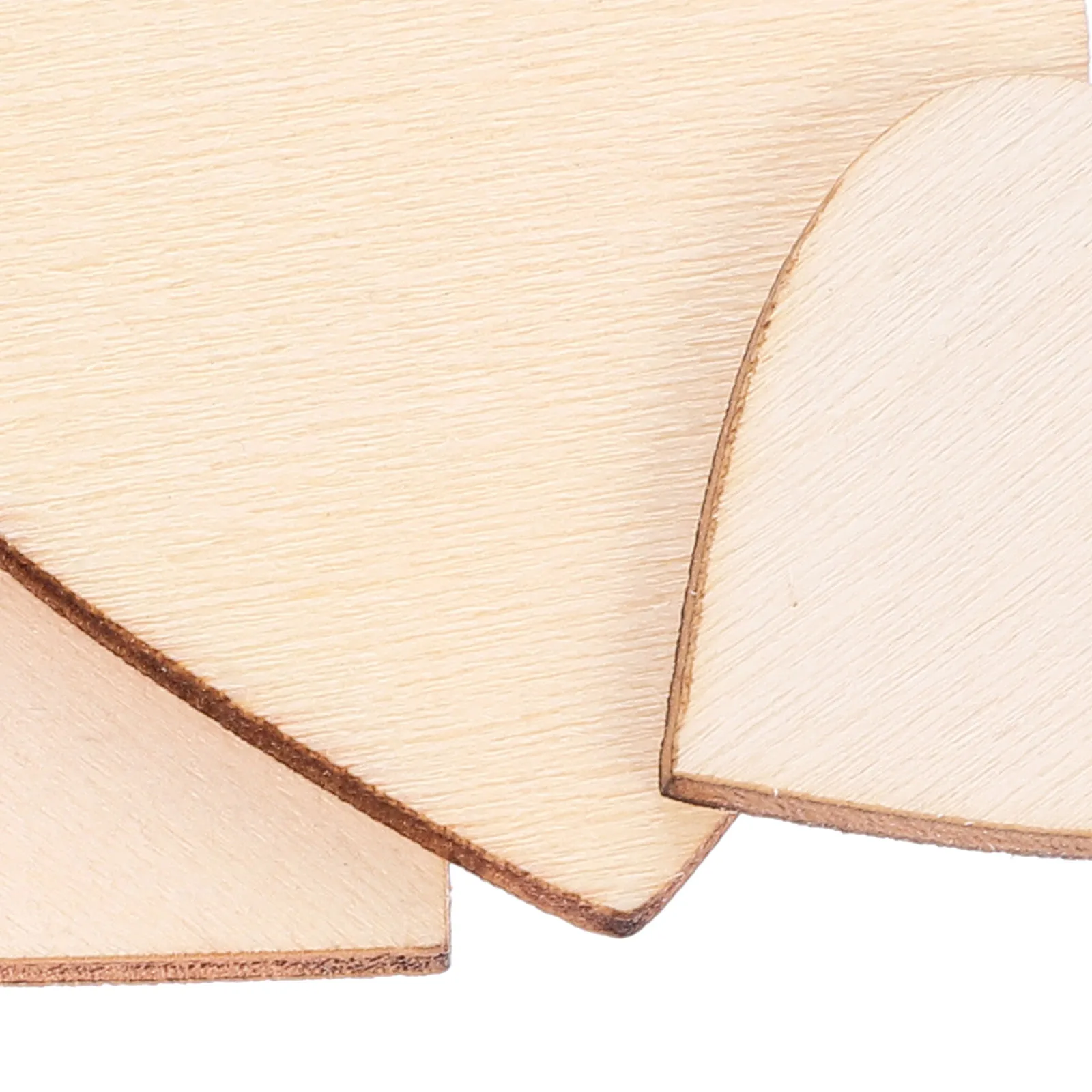 

200pcs Wooden Hearts 2 5CM 4CM 5CM Heart Shape Decorations for Crafts Valentine Day Supplies Sewing Accessories