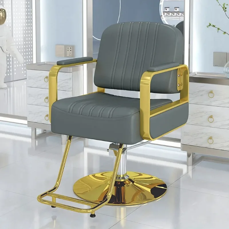 

Minimalism Simple Luxury Comfortable Chair Barber Modern Equipment Design Chair Swivelstylist Sillon Barbero Profesional Salon