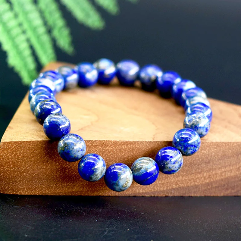 Real 5A Natural Lapis Lazuli Stone Beads Bracelet Homme Genuine Blue Lazurite Gem Original Natural Stone Bracelet for Women Gift