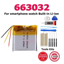 XDOU New 663032 Battery For Smartphone Watch Built-in Li-ion High Quality In Stock With Free Tools