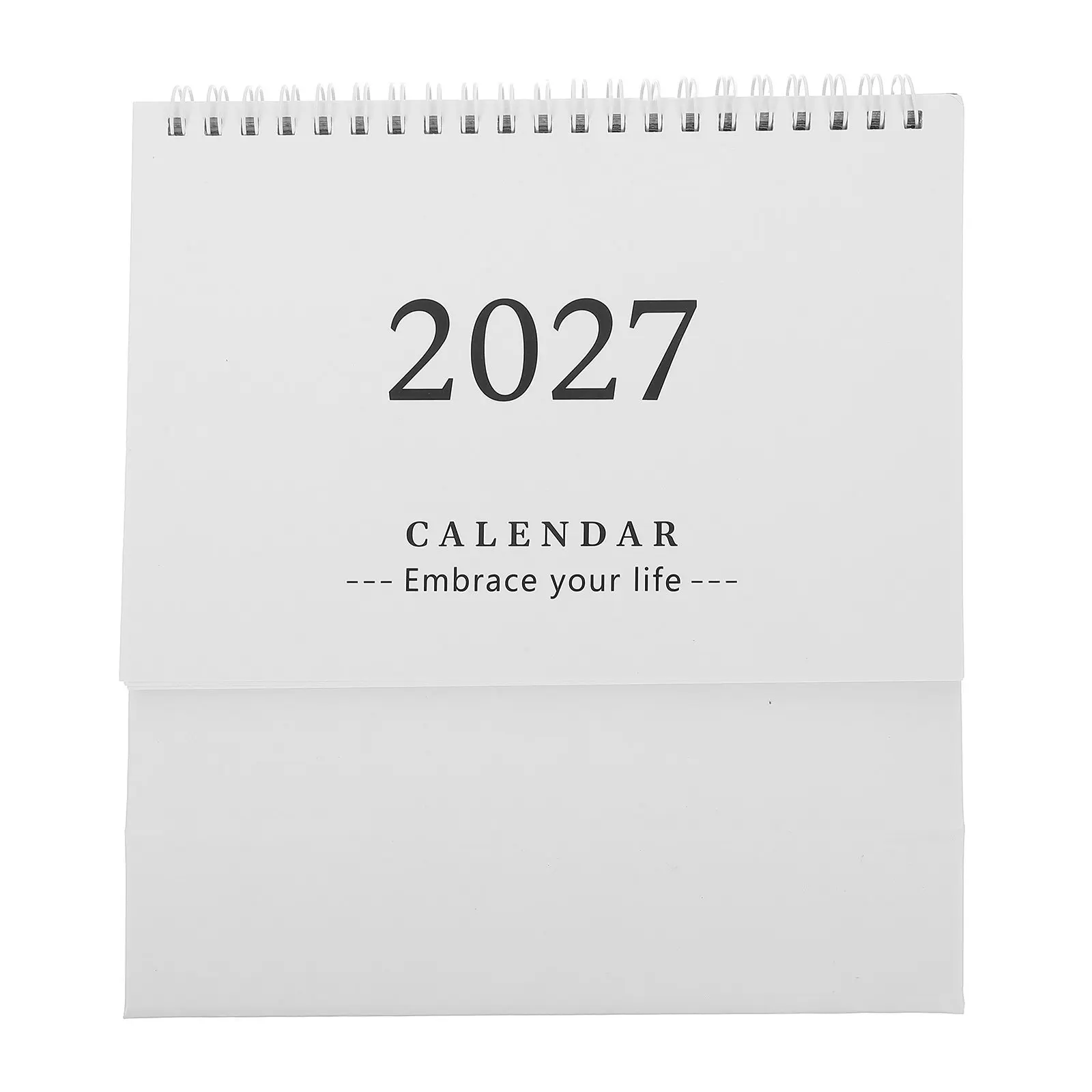 2027 Desk Calendar July 2026 December 2027 18 Months Twin Wire Binding Academic Planner Home School Office Habit Tracker Journal