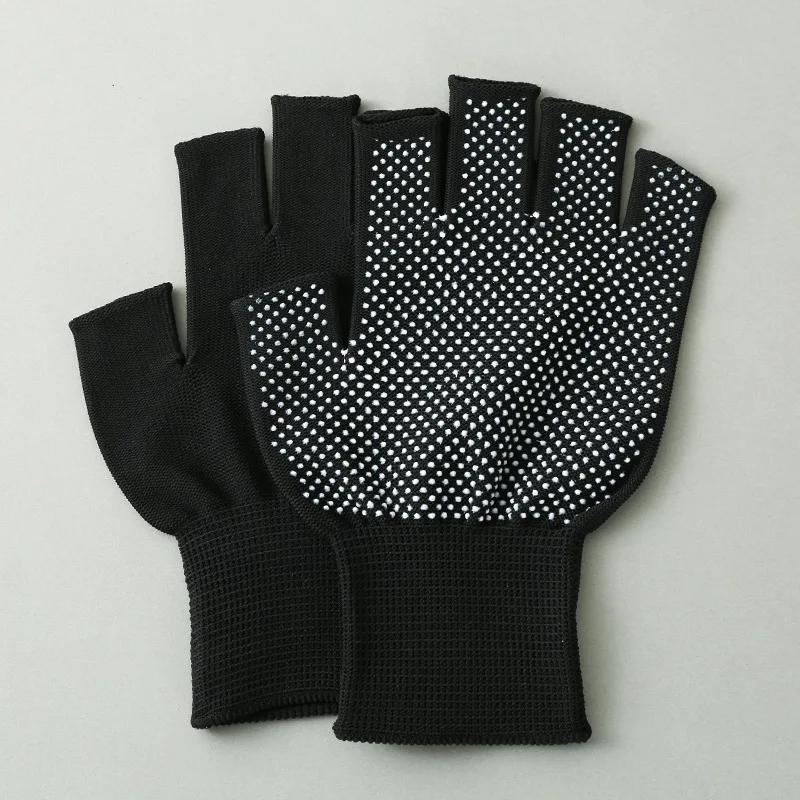 Sunscreen Fingerless Gloves Bikes TouchScreen Gloves Half-fingered Short Anti-ultraviolet Thin Non-slip Cycling Nylon Work Glove