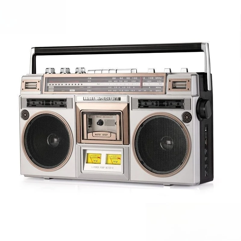 Vintage Recorder Tape Machine 80s Vintage Nostalgic Stereo Recorder Heavy Bass Bluetooth