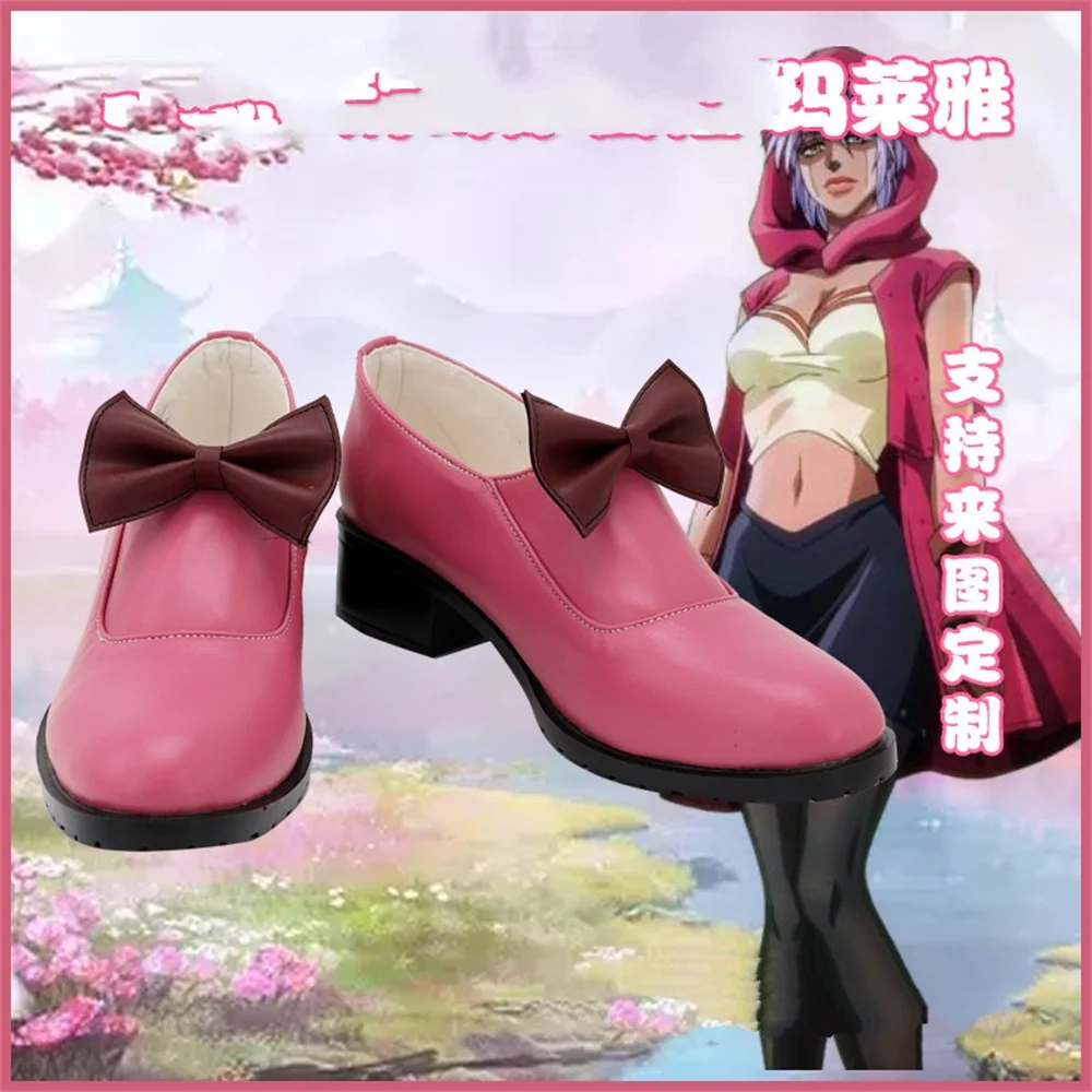 

JoJo's Bizarre Adventure Mariah Cosplay Shoes Boots Game Anime Party Halloween Chritmas RainbowCos0 W2343