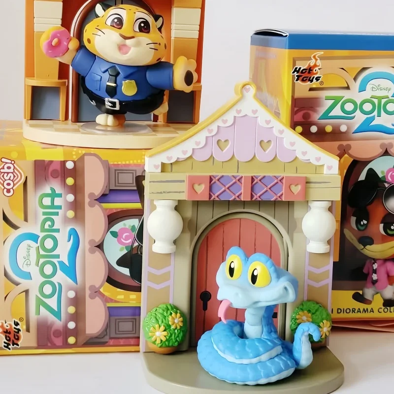 

Горячие оригинальные игрушки HOT Zootopia 2, слепая коробка, мини-фигурка, набор Ника Джуди, аниме-фигурки Clawhauser Gideon Bogo Mystery Box, подарочная игрушка