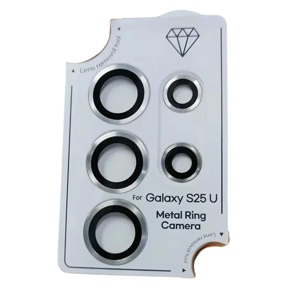 Metalowa Osłona Obiektywu Aparatu z Szkłem do Samsung Galaxy S26 S23 Ultra S24 Plus S25 Ultra, Ochraniacz Ekranu Obiektywu Aparatu, Pokrowiec na Obiektyw — 2