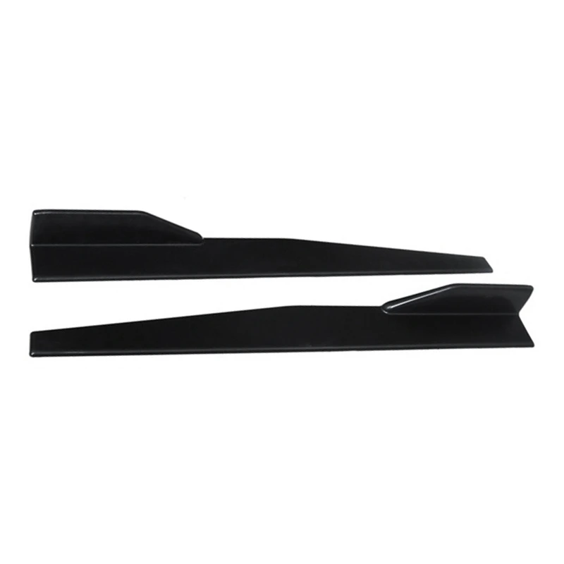 Car Universal Wing Spoiler Wind Knife Small Side Skirts Heighten Thickened Reinforced Blade Side Skirt Flan