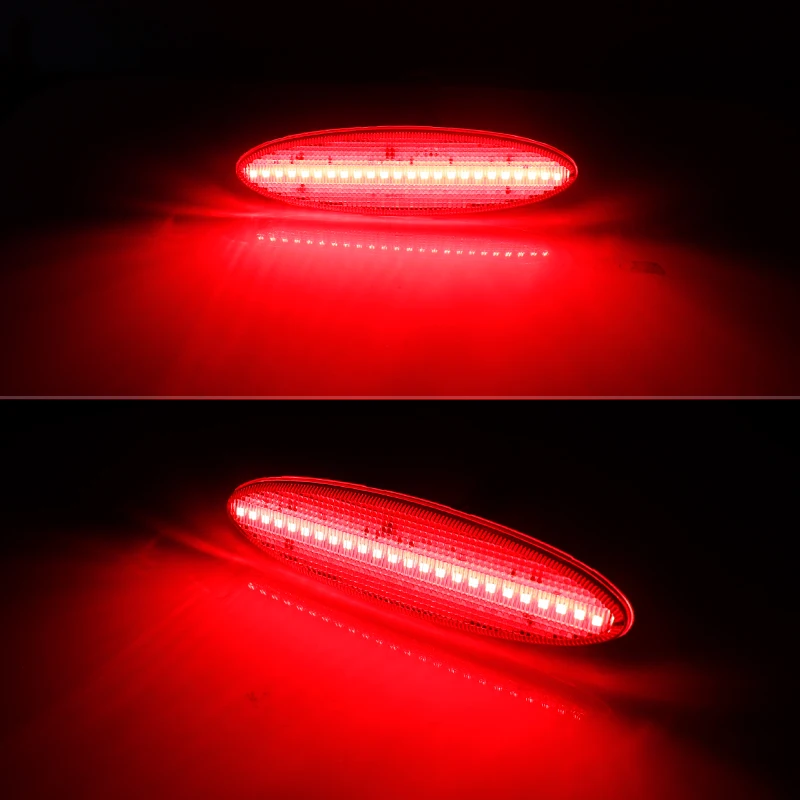 LED المصد الخلفي الجانب ماركر أضواء المؤشر لشروليه كورفيت C5 1997-2004 الحاجز مضيئة ضوء مصباح إيقاف السيارة القيادة الخفيفة #4