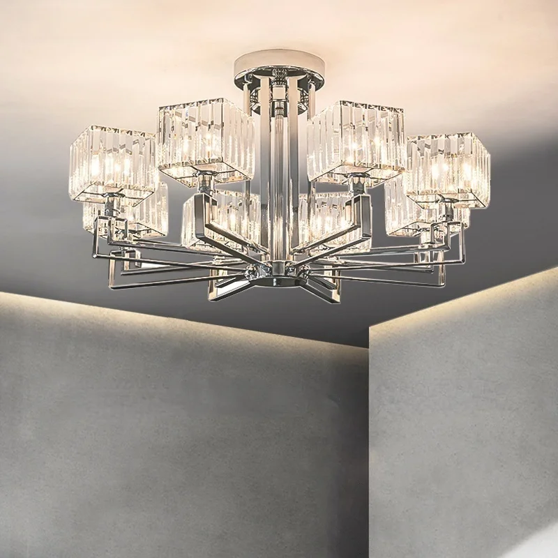 

Home Decoration Living Room Light Modern Simplicity 2025 New Crystal Light Living Room Pendant Light Luxury Light Fixture