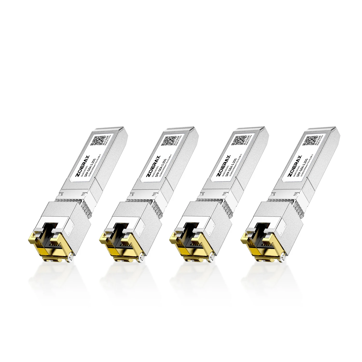 ZoeRax RJ45 SFP Transceiver-Modul 1.25/2.5/10G, unterstützt DDM, bis zu 100 m/30 m, Ethernet-Transceiver-Modul, kompatibel mit Cisco