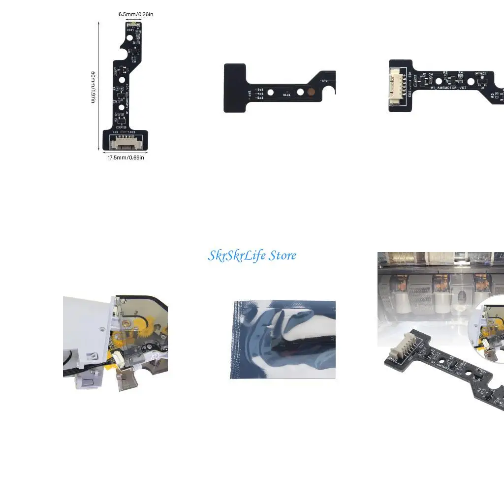 

E65E Easy Installation AMSInlet Circuit Board Feed Port for X1/P1 Printer