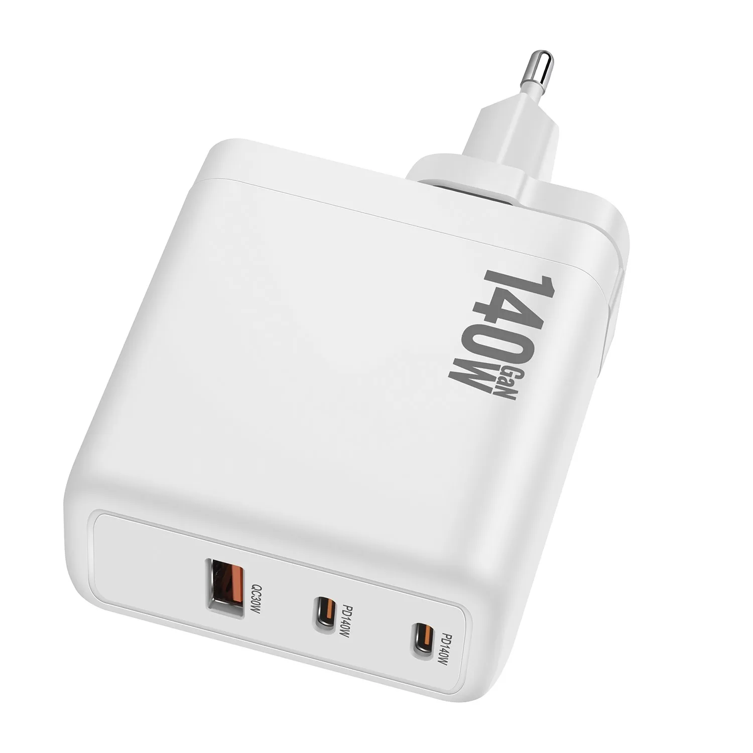 

Многопортовое зарядное устройство GaN мощностью 140 Вт PD3.1 Сверхбыстрая зарядка 2C1A Зарядная головка для мобильного телефона для цифровой жизни