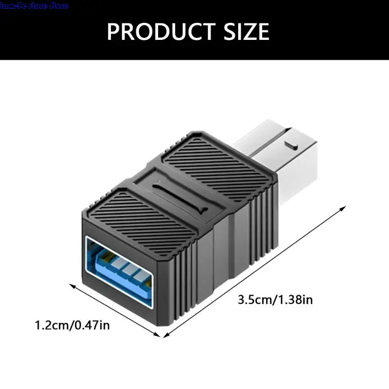 D0UA USB B 프린터 어댑터 USB B 수컷에서 USB 유형 C 암컷 컨버터 인쇄 어댑터