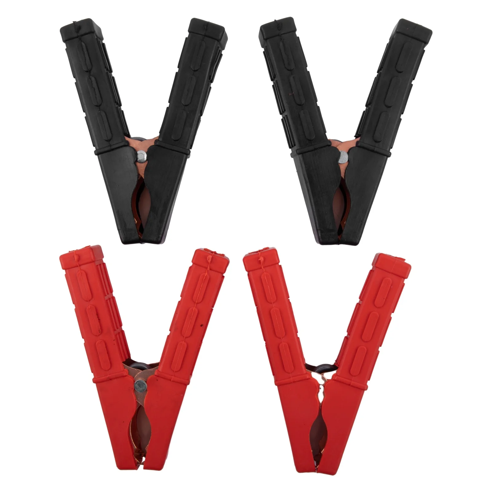 

4PCS Battery Clamps for Jumper Cables Heavy Duty Replacement Clips Providing Strong Connection for Car Battery Power Transfer