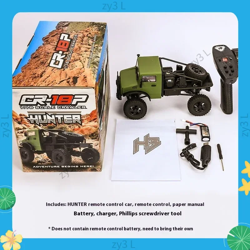 

2025 Hobby Plus 1/18 Cr18p Trailhunter Hunter Electric Remote Control Half Truck Off Road Climbing Vehicle Rc Remote Control Toy