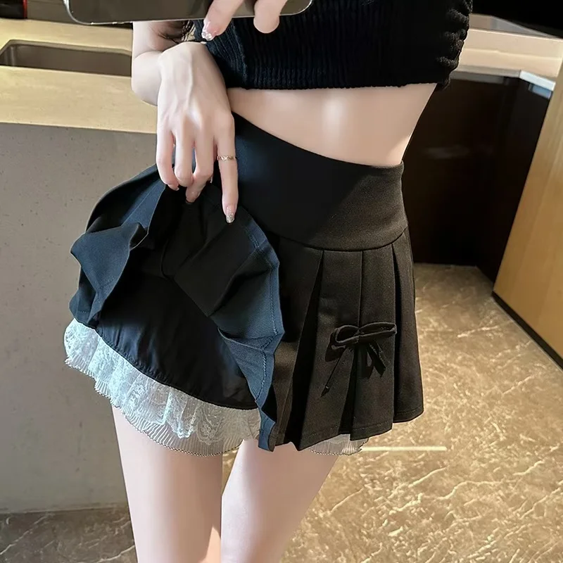 

Skirts Womens Tulle Patchwork Buttoned Mermaid Skirt For Gala Reception Fairycore Kawaii Multi Layer Elegant Young Girls Special